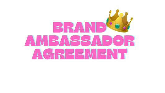 Brand ambassador agreement
